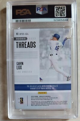 🔥2020 Panini Absolute MLB Baseball #GL Gavin Lux Rookie Threads