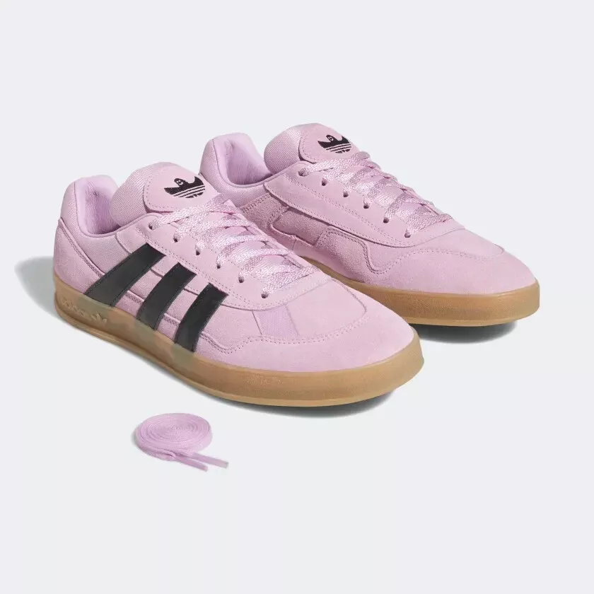 adidas X GONZ ALOHA SUPER Skateboard Shoes Light Orchid 10M adidas X GONZ ALOHA SUPER Skateboard Shoes Light Orchid 10M