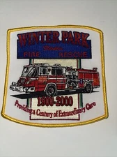 Winter Park (FL) Fire Department Patch     ***NEW*** 100 Year Anniversary