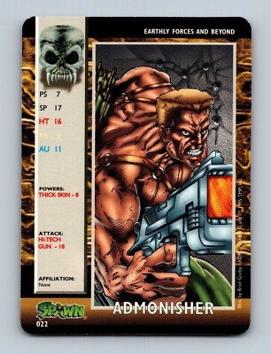 Spawn Power Cardz - Admonisher 022 - TMP. Inc. 1995