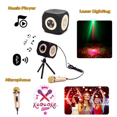 laser mini party bluetooth speaker