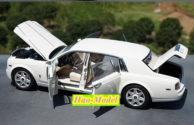 Kyosho 1:18 RollsRoyce Phantom Alloy Metal Car Model Hobby Toys Ornaments White - Image 4 of 4