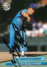 Jeff Montgomery autographed Baseball Card (Royals) 1992 Fleer Ultra #76