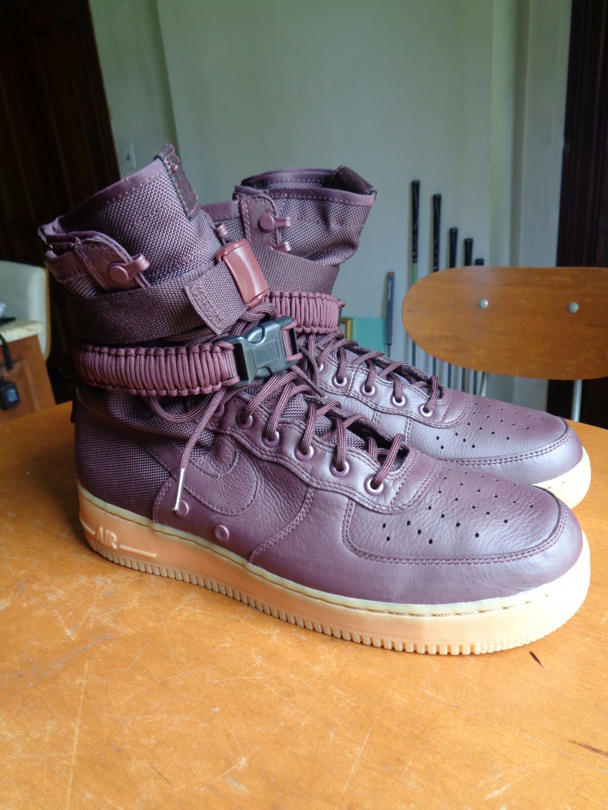 Size 11.5 - Nike Sf Air Force 1 Deep Burgundy 2017 for sale online | eBay