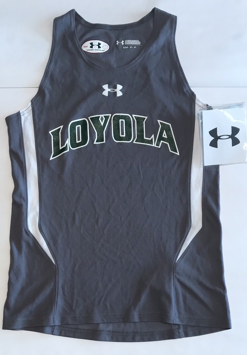 New Under Armour Women's Small Loyola Greyhounds Kick Track