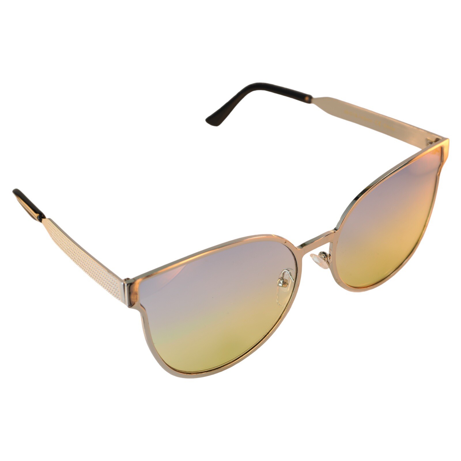 Cat Eye Sunglasses with Stylish Metal Frames Fashion Model #1034-image