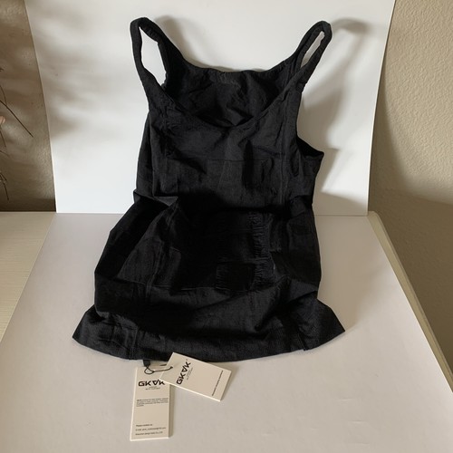MĂ€nner schlankmachendes Body Shaper Bauch Kompression Bauch Weste T-Shirt Tank Top schwarz Neu mit Etikett - Bild 2 von 12