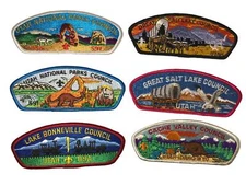 Lot of Utah Councils 1/2 Dozen BSA CSPs Mint CSP (BHP2150)