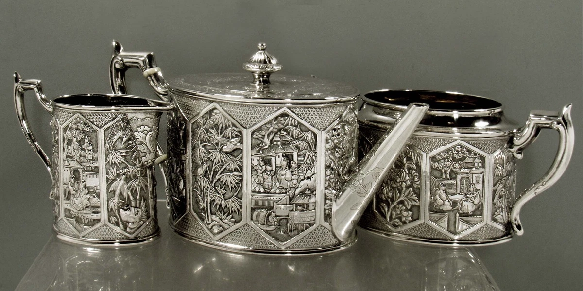 1850-1899 Tea/Coffee Set Silver Antiques for sale | eBay
