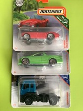 3x Matchbox ‘63 Austin Healey Roadster ‘08 Holden VE UTE SSV ‘13 Ford Cargo