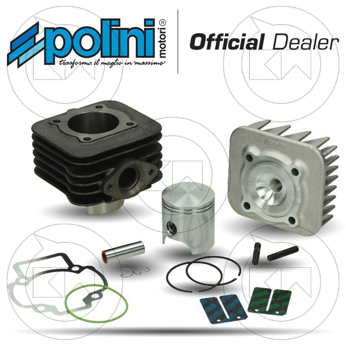 KIT MODIFICA 75cc POLINI 1400181 140.0181 Ø 47 GHISA PIAGGIO SFERA
