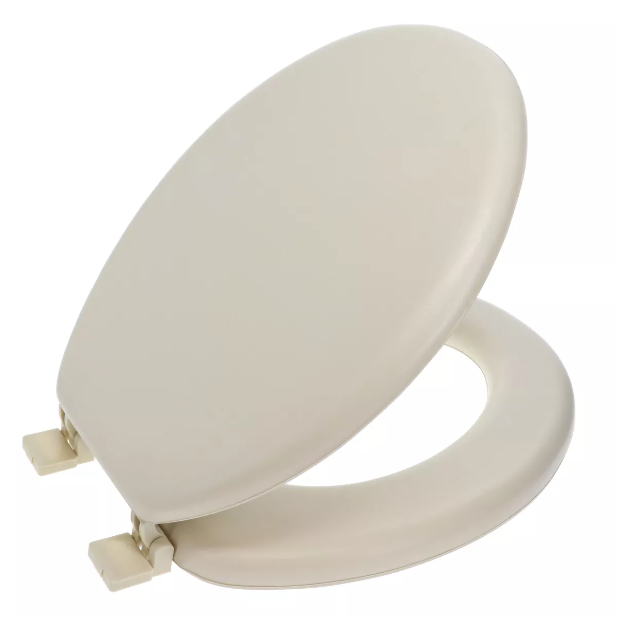Ginsey Elongated Soft Cushion Champagne Heavy duty vinyl surface