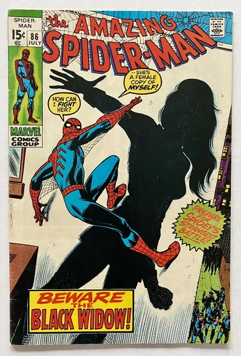 🚨Amazing Spider-Man #86 Black Widow Origin AND 1st Appearance In Current Suit!