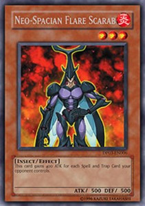 Neo-Spacian Flare Scarab - DP03-EN006 - Rare - 1st Edition x3 - Near Mint