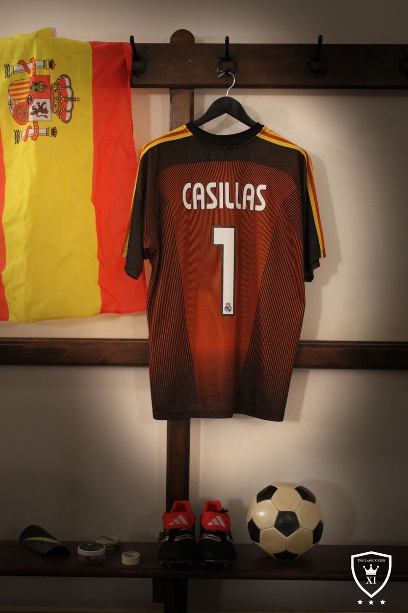 Real Madrid Goalkeeper Shirt 2003/04 CASILLAS #1 (L) | eBay