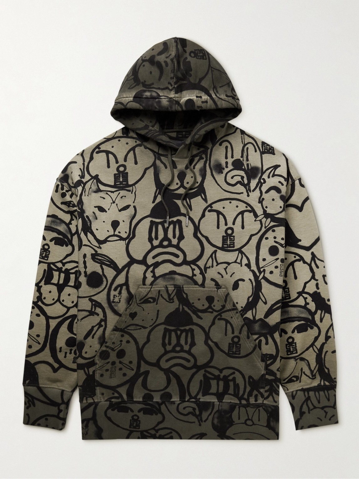 Givenchy x Chito Bandana spray-effect Hoodie - Farfetch