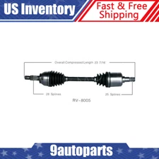 Fits 2002-2005 Land Rover Freelander 2003 2004 Front Right Side CV Axle Shaft