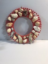 Sea Shell Wreath-Coastal Home/beach Decor, 12in