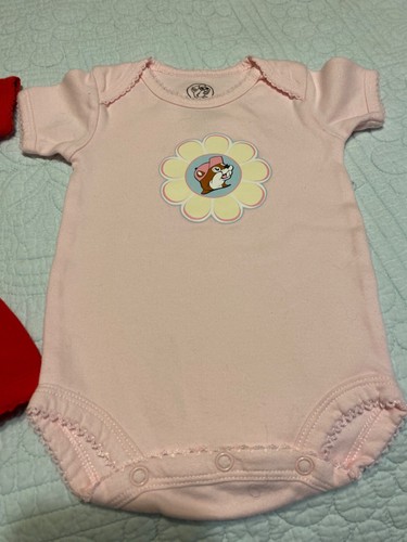 Neu - Buccees Baby Mädchen Baumwollkleid Gr. 0-3 Monate - Bild 2 von 7