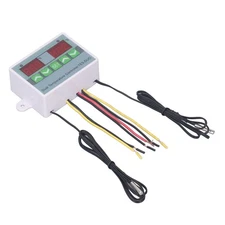 Dual Temperature Controller Waterproof Digital Thermostat with Data Storage