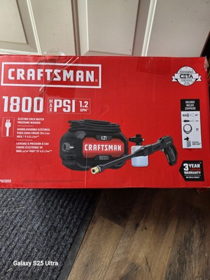 #ad #ad CRAFTSMAN Electric Pressure Washer Cold Water 1700 PSI 1.2 GPM CMEPW1700 $119.99