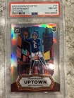2025 Donruss Optic Jaxson Dart Uptown PSA 8 RC