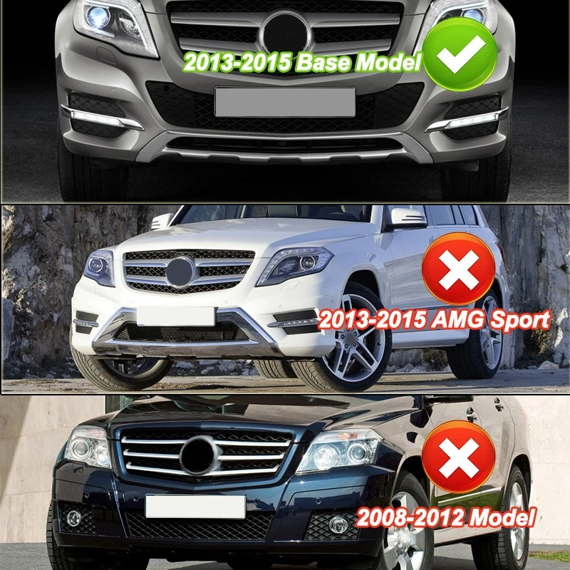 Front Bumper Face Bar Lower Grille For Mercedes Benz GLK350 2048856823 2013-2015 Foto 2 de 4