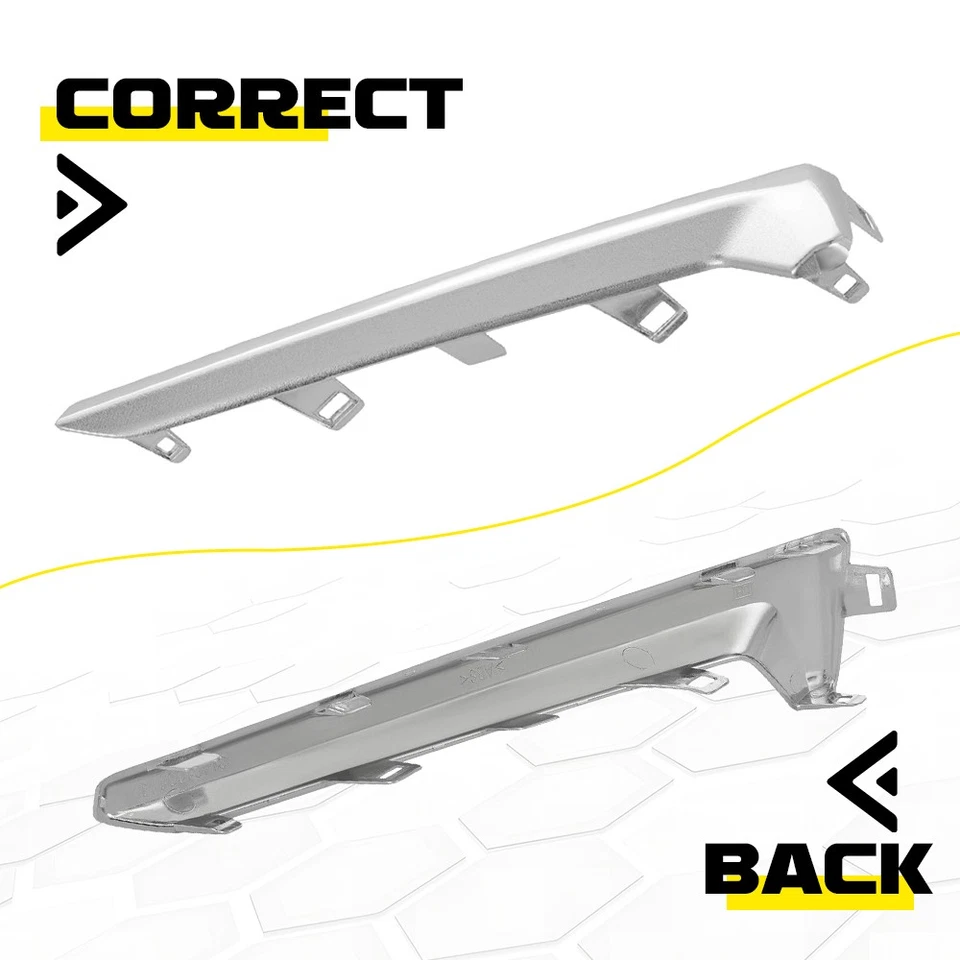 Хромированная отделка рамы противотуманных фар переднего бампера для Subaru Forester 2017-18 годов выпуска - Изображение 4 из 4