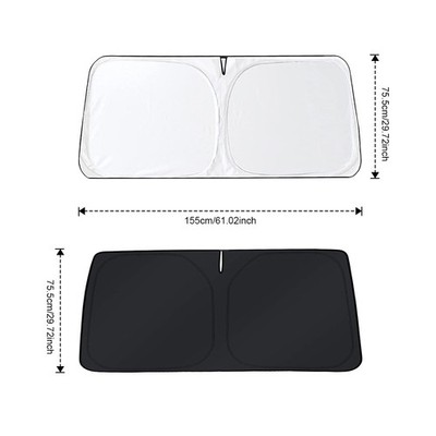 FIT FORD F250 XL Car Shield Cover Visor UV Block Sun Shade Foldable NEW