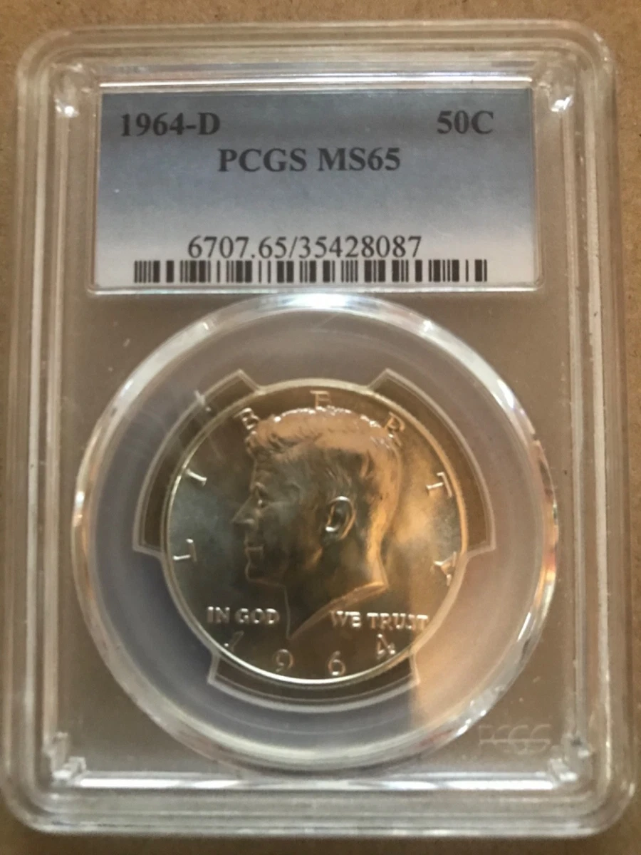 MS 65 Graded 1964 Kennedy US Half Dollars (1964-Now) for sale | eBay