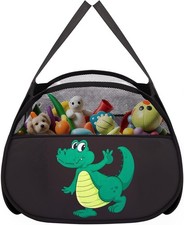 YOHOOLYO 95L Toy Storage Basket Box Chest 25.5 x 19.69 x 14.96 inches, black