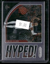 2019-20 Panini Prizm #8 Damian Lillard Get Hyped!
