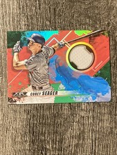 2019-20 Corey Seager Topps Fire Relic Dodgers Ssp /75 Green