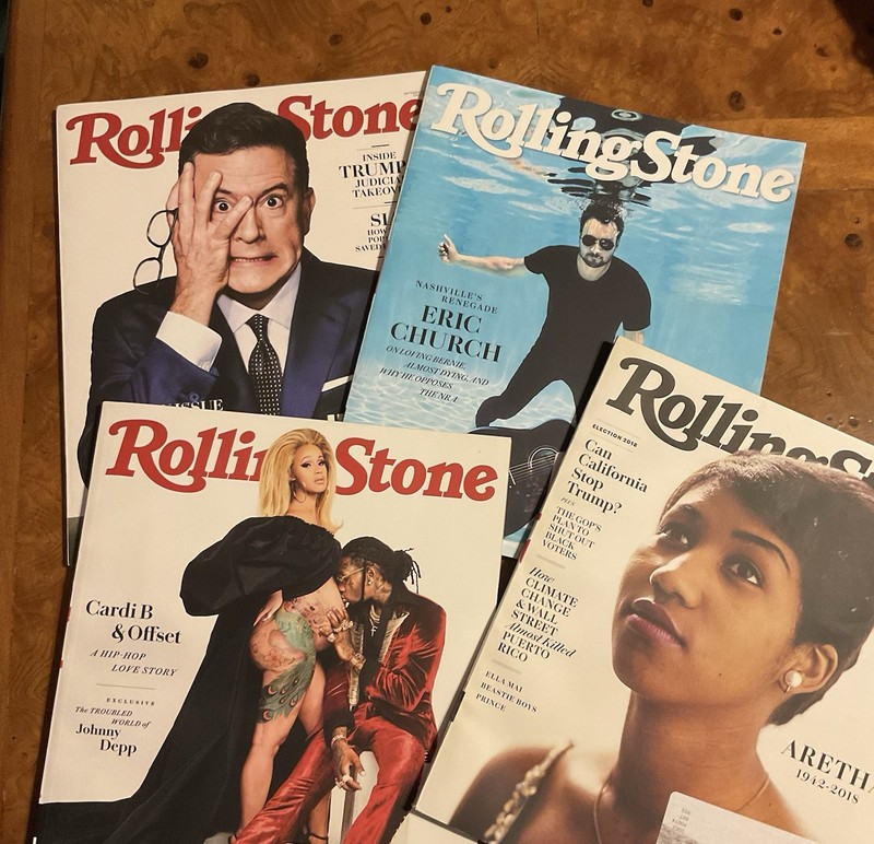 Old Rolling Stones Magazines Lot Of 4 July-October 2018 