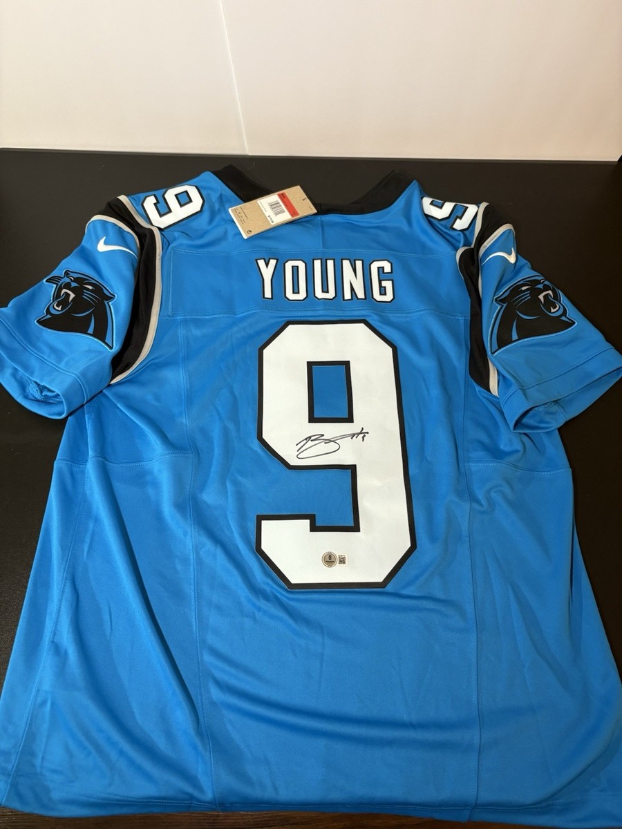Bryce Young Carolina Panthers Autographed Nike Alternate Limited