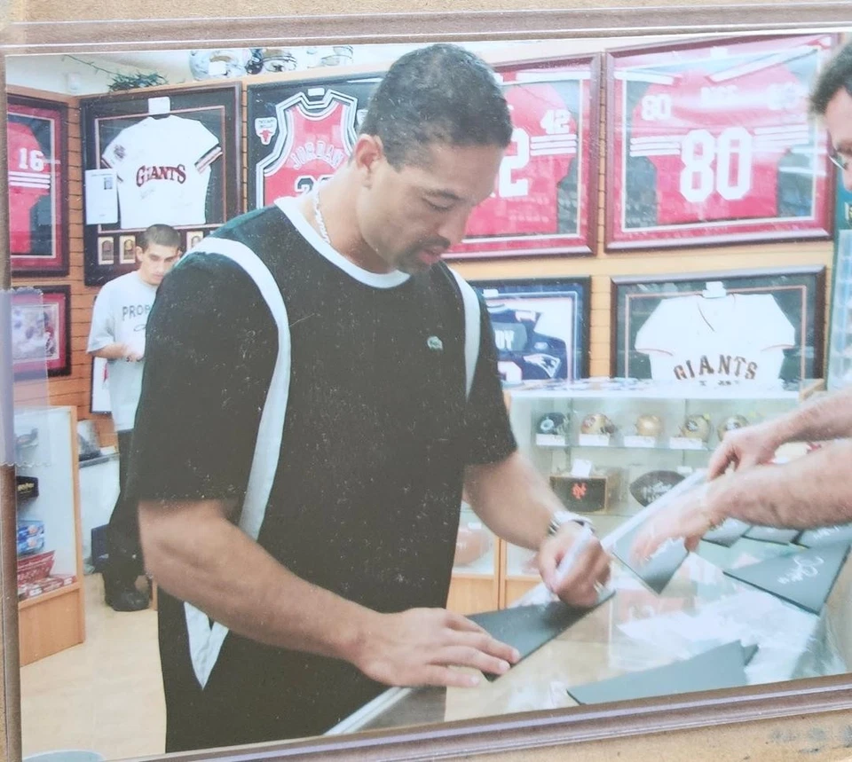 DAVE ROBERTS SIGNED FOAM CORE 4x WORLD SERIES BOSTON RED SOX LA DODGERS PROOF - Image 3 of 3