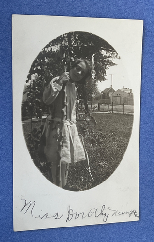 1910s BEMIDJI MINNESOTA RPPC PHOTO HAKKERUP STUDIO CHILD ID NANGLE FERGUS FALLS - Picture 2 of 4