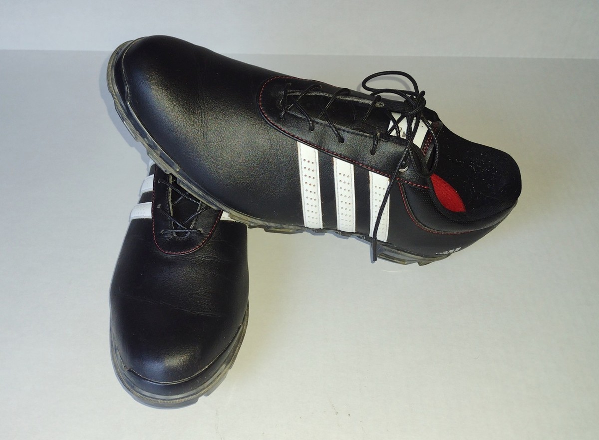 Adidas Adipure Flex Golf Shoes Men\'s Size 9.5 Spikes  Black White Red NWT Adidas Adipure Flex Golf Shoes Men main image 4