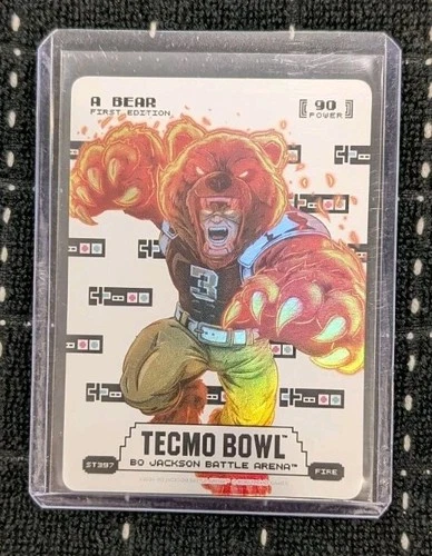 Bo Jackson Battle Arena Tecmo Bowl Sore THUMBS A BEAR - BOBBY HEBERT - ST397