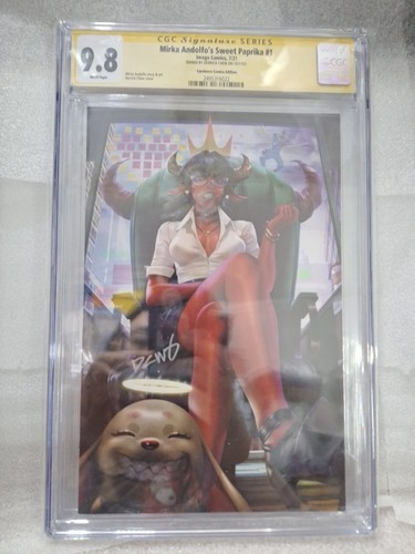 “Mirka Andolfo’s Sweet Paprika” #1 CGC 9.8 Image Comics Derrick Chew Signed