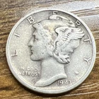 1943-S MERCURY SILVER DIME ACTUAL COIN Get More Today & Save