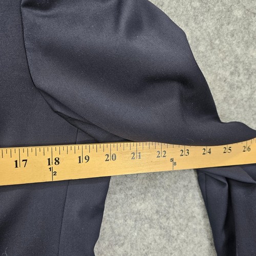 HUGO BOSS Blazer Men 38S Small Navy Super 130 Wool Suit Jacket Luxury Coat Short - Picture 13 of 16
