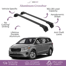 ERKUL Roof Rack Cross Bars Fits Kia Sedona 2015-2021 Fits Flush Rails OPEN-BOX