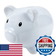 Baby Essentials Large Ceramic Piggy Bank Kids Money Bank