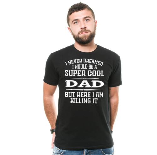 Herren Papa T-Shirt super cool Papa Shirt Papa Killing It Tee Vatertag Papa Shirt - Bild 3 von 7