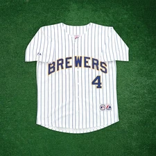 Paul Molitor Milwaukee Brewers Men's Home White Jersey