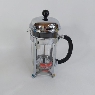 BODUM Glass French Press Coffee Maker - 8-Cup Capacity, Glass & Stainless Chrome