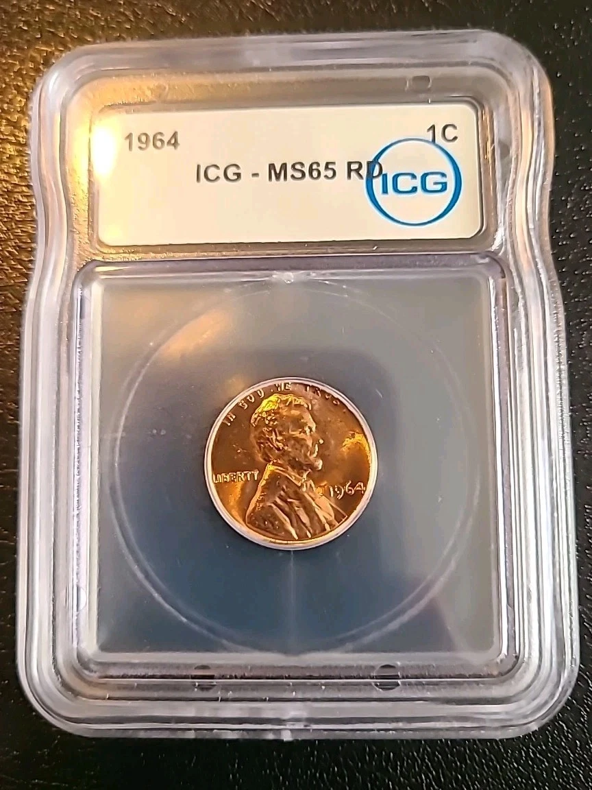 MS 65 Graded 1964 Lincoln Memorial Small Cents (1959-2008) for