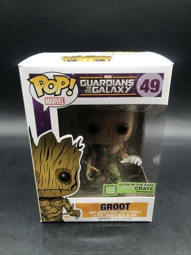 Funko Pop! Vinyl: Marvel - Groot - (Glow) - Loot Crate (Exclusive) #49 New