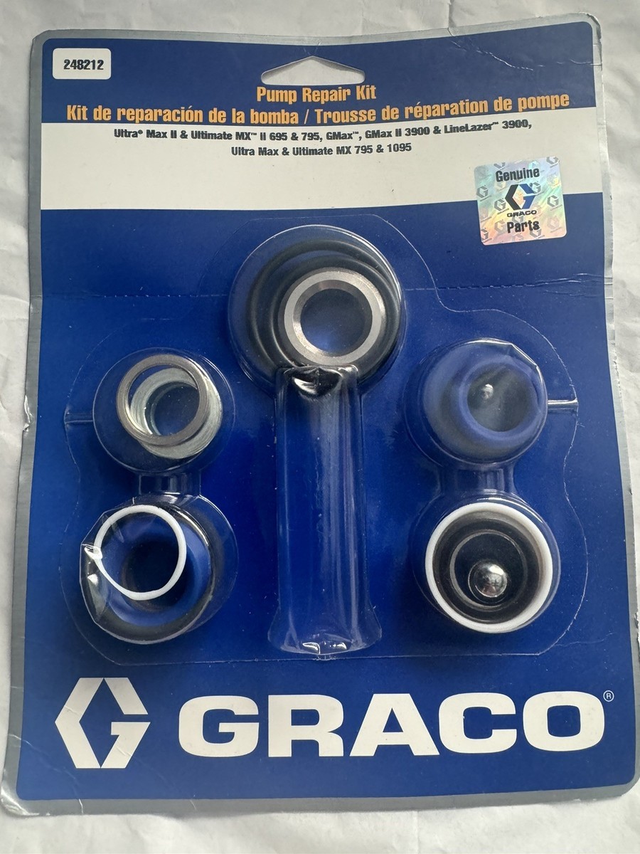 Graco Packing Repair Kit 248212 ULTRAMAX II 695/795, Gmax 3900, Genuine  brand